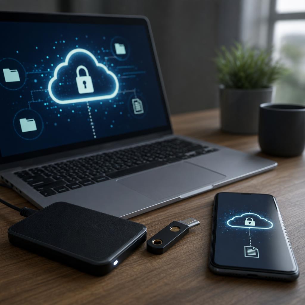 Original photographic Internxt editorial for encrypted cloud storage, file sharing and privacy software