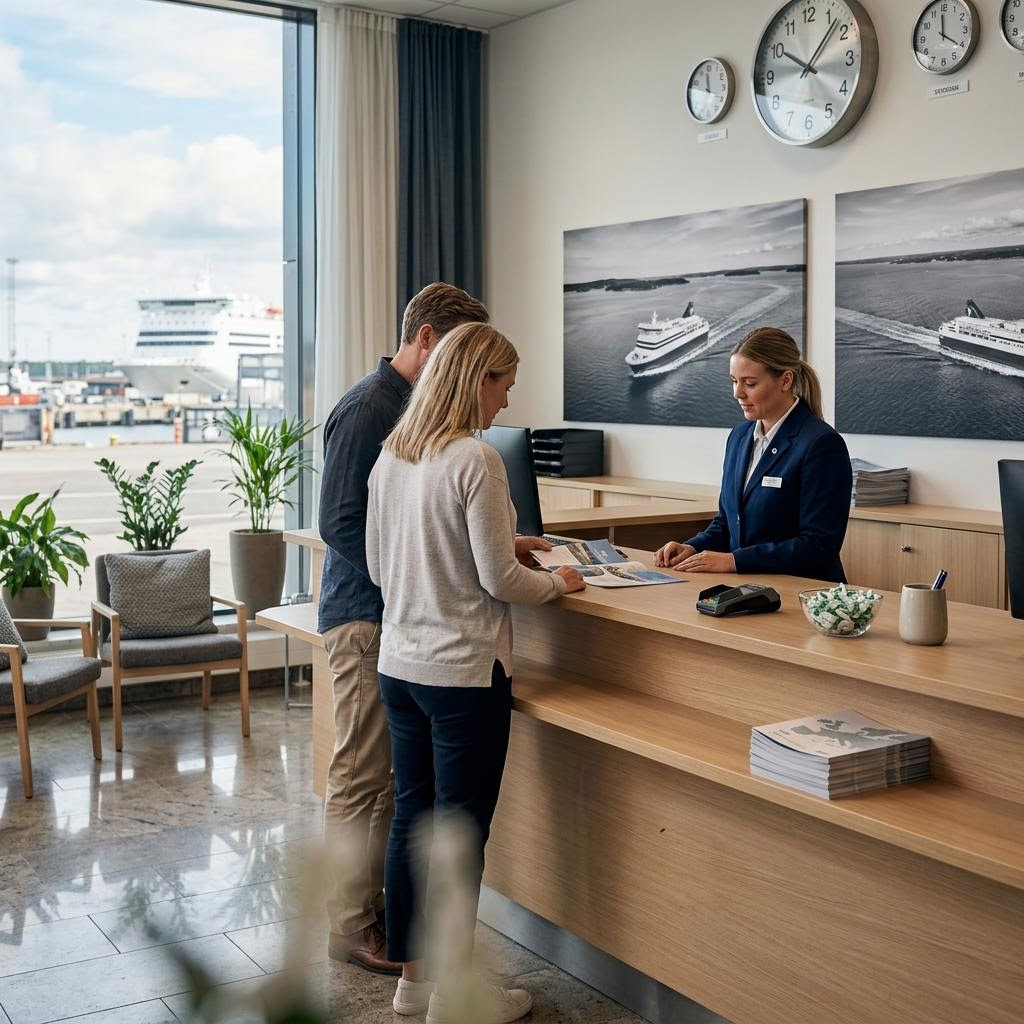 Original editorial image illustrating the P&O Ferries DE merchant category