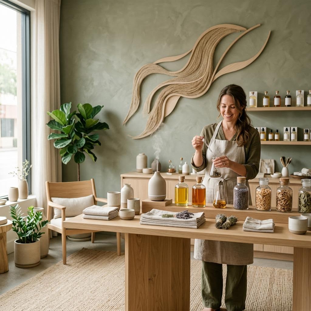 Original editorial image illustrating the NeuroScent merchant category