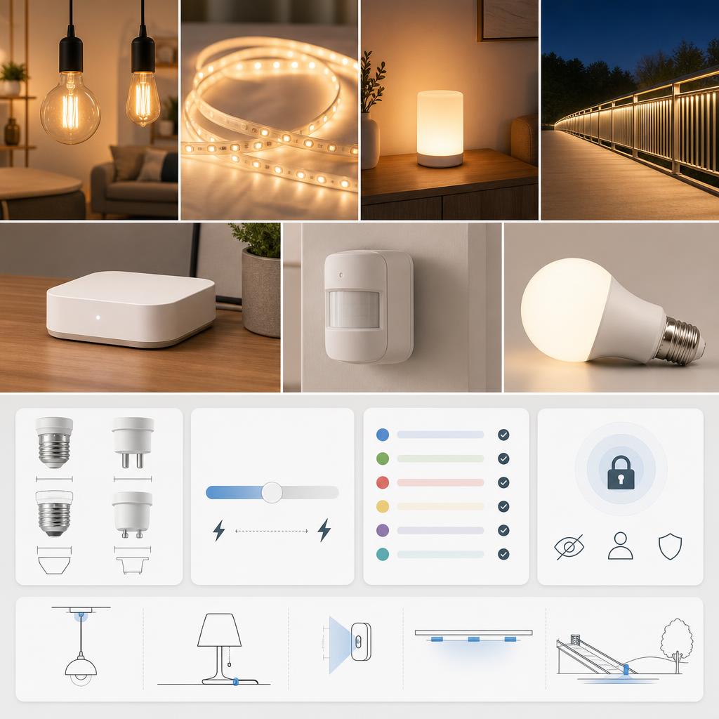 Original Philips Hue IT editorial for Italian connected lighting and home-security products