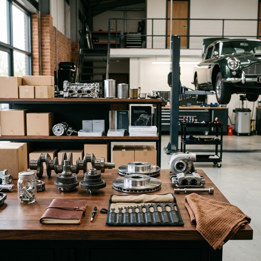 Original editorial image illustrating the Norfolk Prestige Car Parts UK merchant category