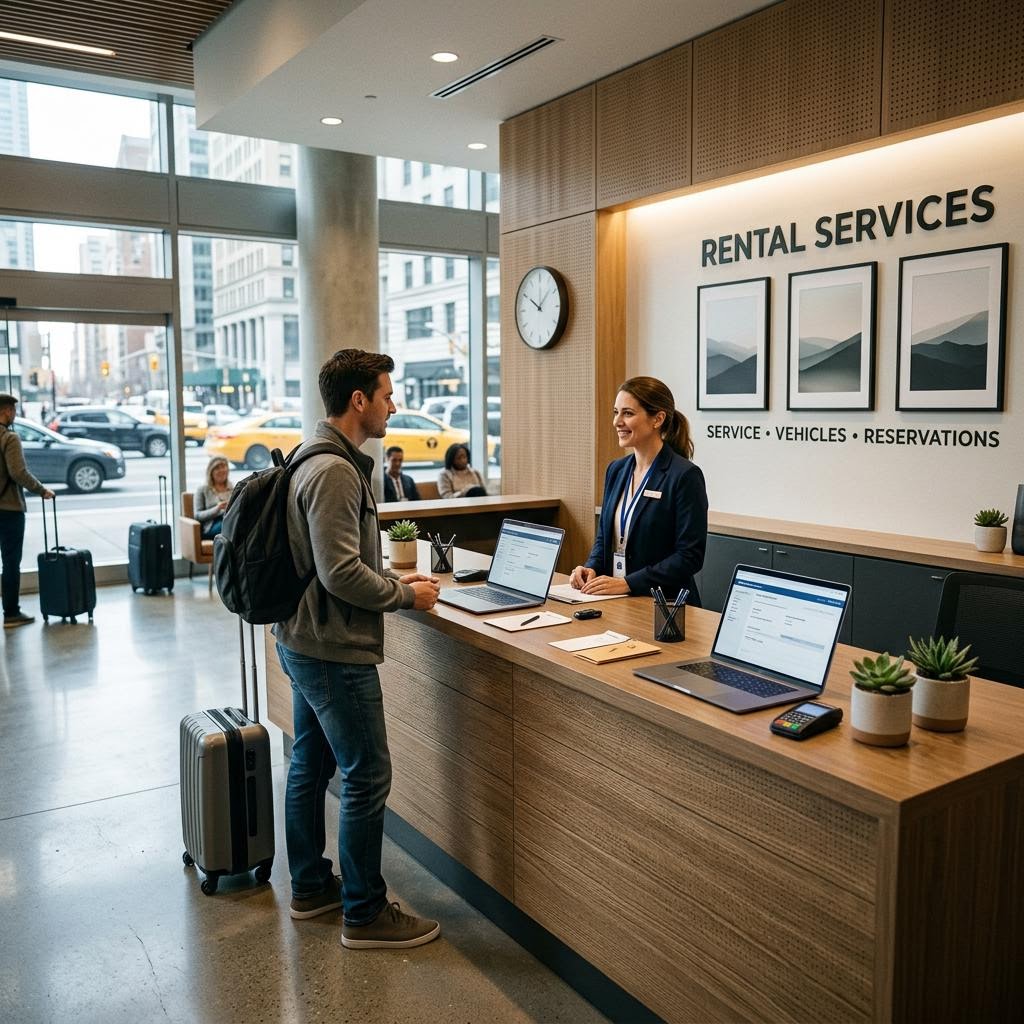 Original editorial image illustrating the RentCars (US) merchant category