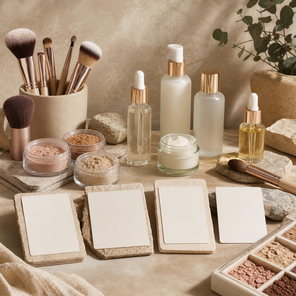 Original Neve Cosmetics IT editorial for cosmetics and makeup