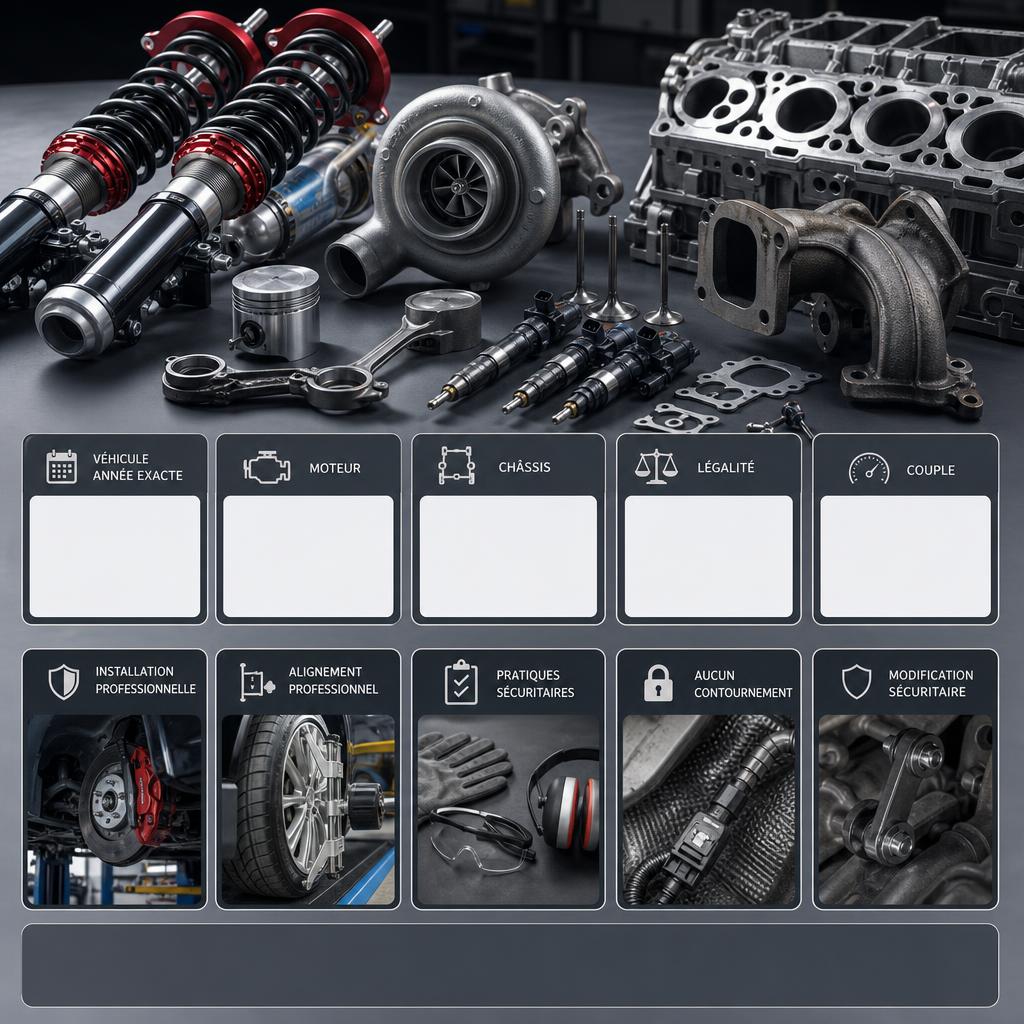 Original Maxpeedingrods FR editorial for French-market automotive parts including suspension, engine and performance components