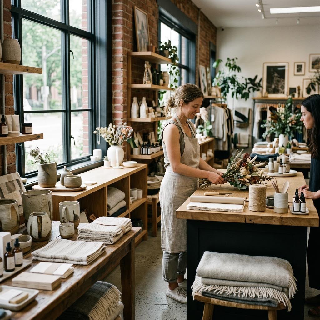 Original editorial image illustrating the ur merchant category