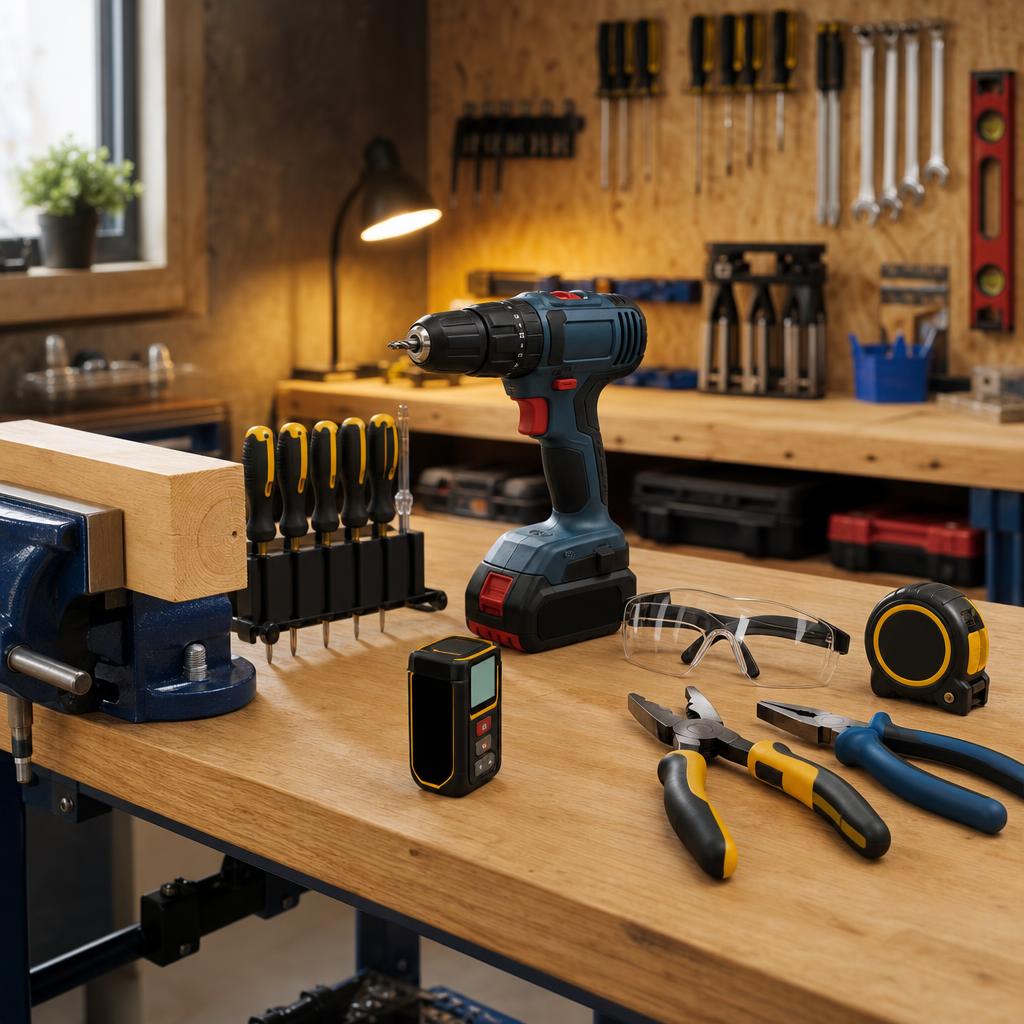 Original photographic HOTO US editorial for US storefront for hand tools, measuring tools, power tools and home tool kits