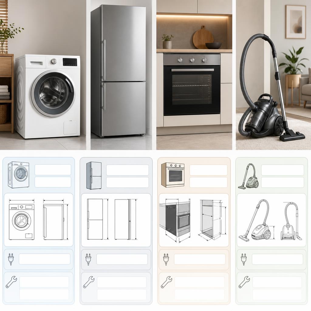 Original Hoover Shop ES editorial for large and small household appliances