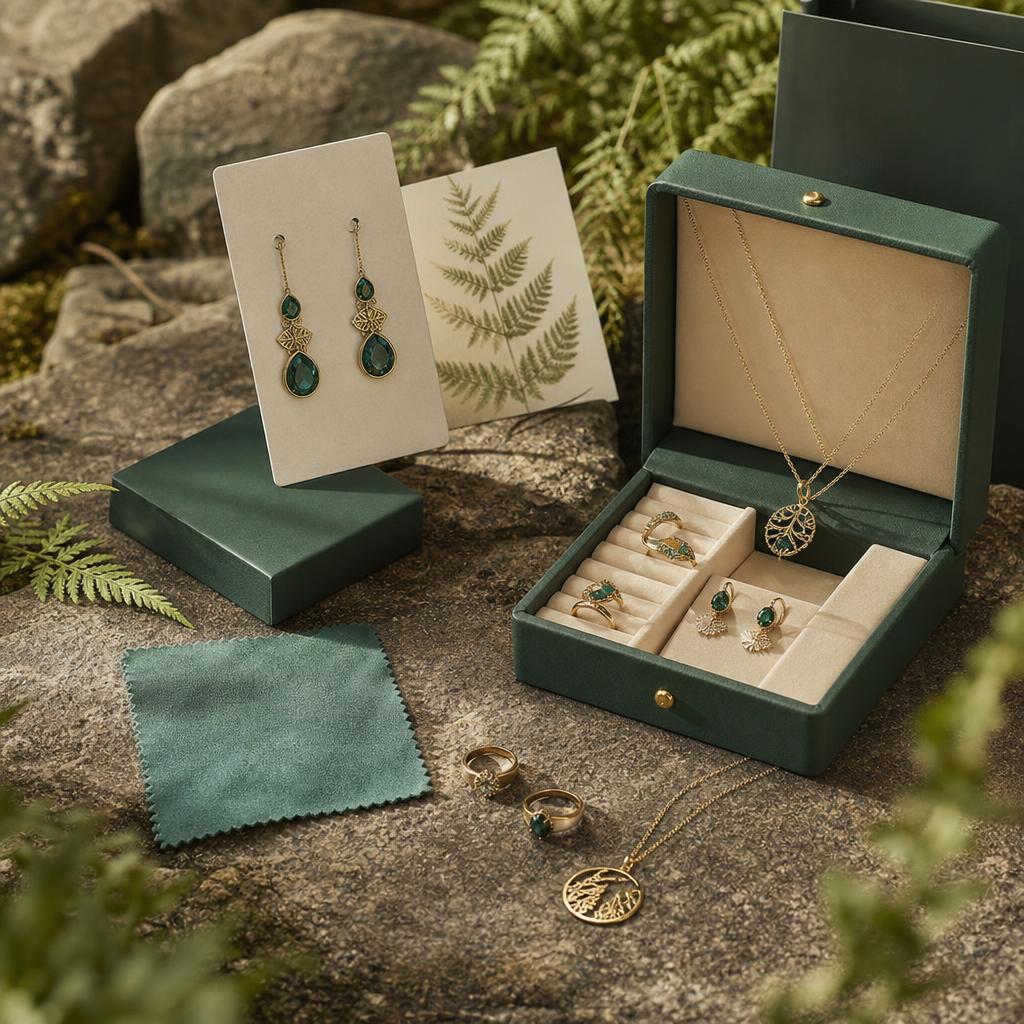 Original photographic Selenichast US editorial for US nature-inspired jewellery and accessories