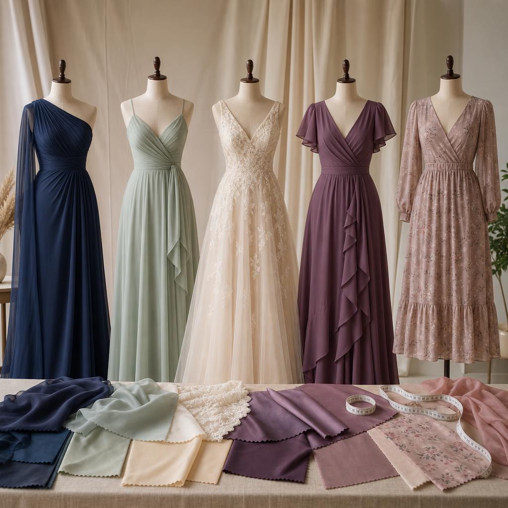 Original women’s dress editorial with occasion, bridesmaid, party and everyday styles
