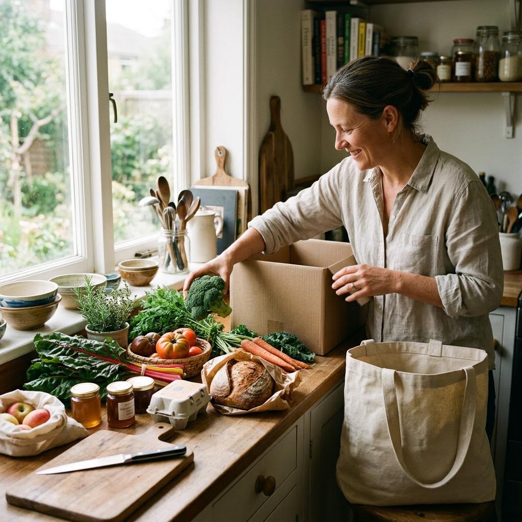 Original editorial image illustrating Real Food Hub's product or service category