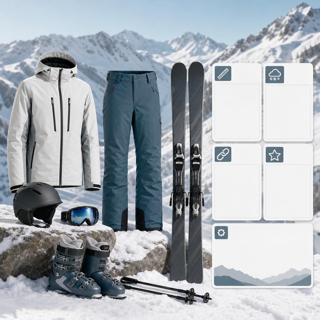 Original AktivWinter CH editorial for Swiss-market ski clothing, ski equipment and outdoor goods
