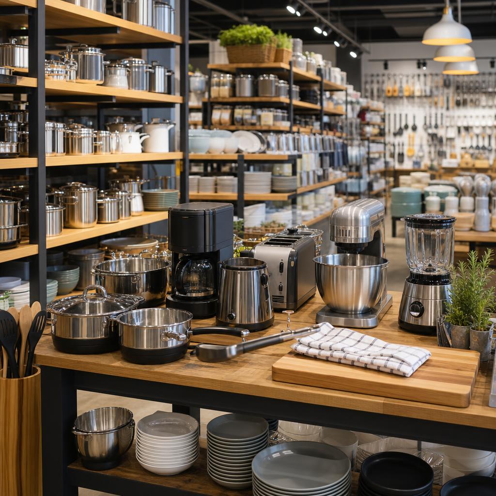 Original photographic Karaca Germany editorial for German-market tableware, cookware, kitchen appliance and home storefront