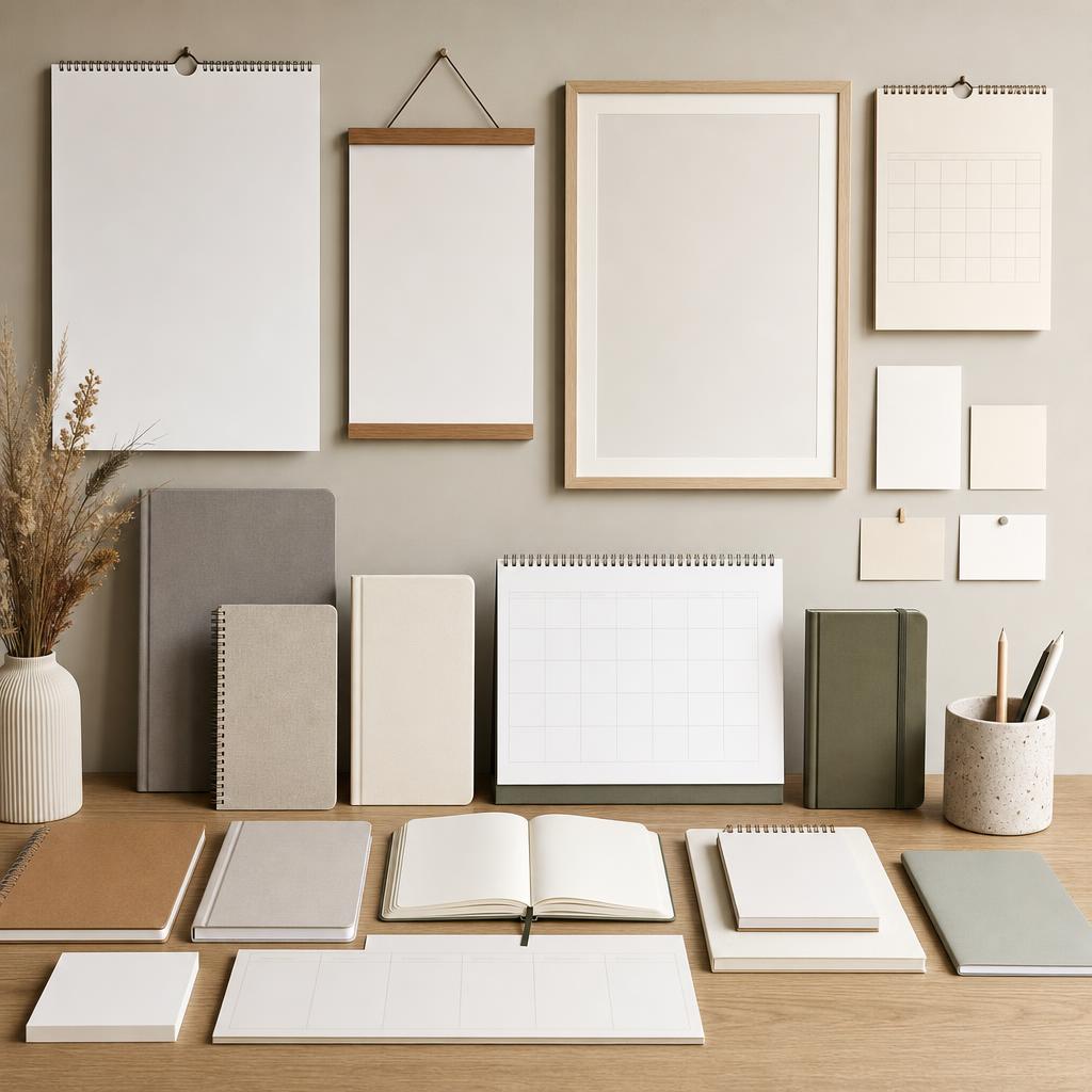 Original Kalenderspecialisten SE editorial for Swedish calendars, notebooks, posters and stationery