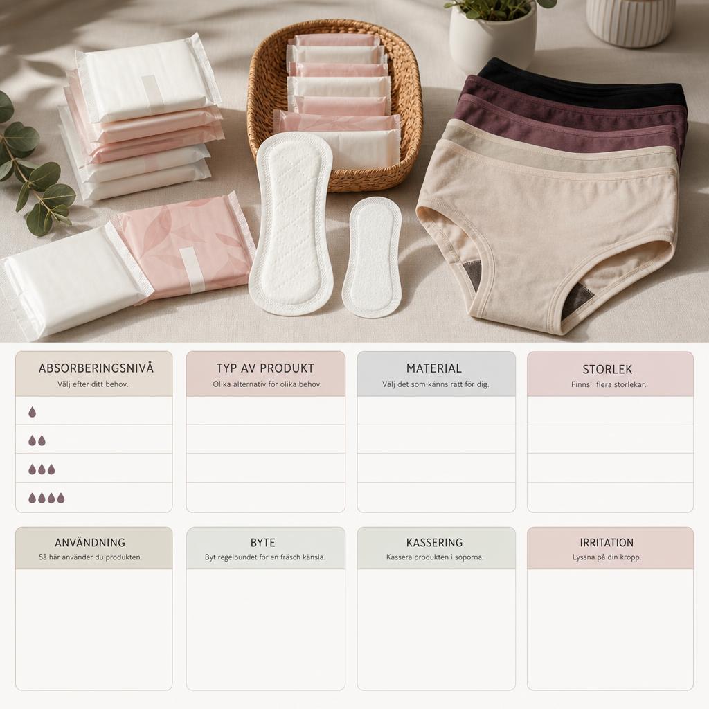 Original Libresse SE editorial for Swedish menstrual-care products