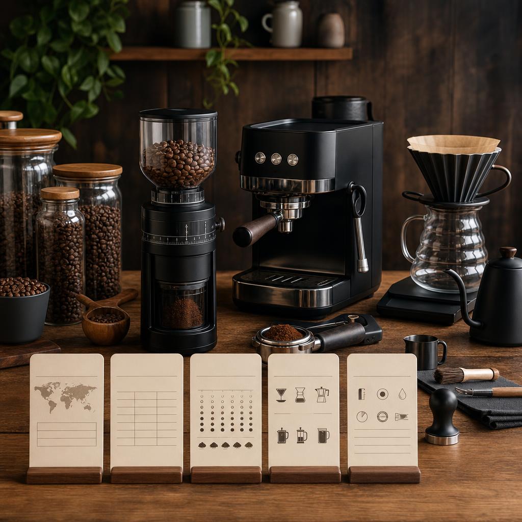 Original Przyjaciele Kawy editorial for Polish coffee beans, coffee machines and accessories