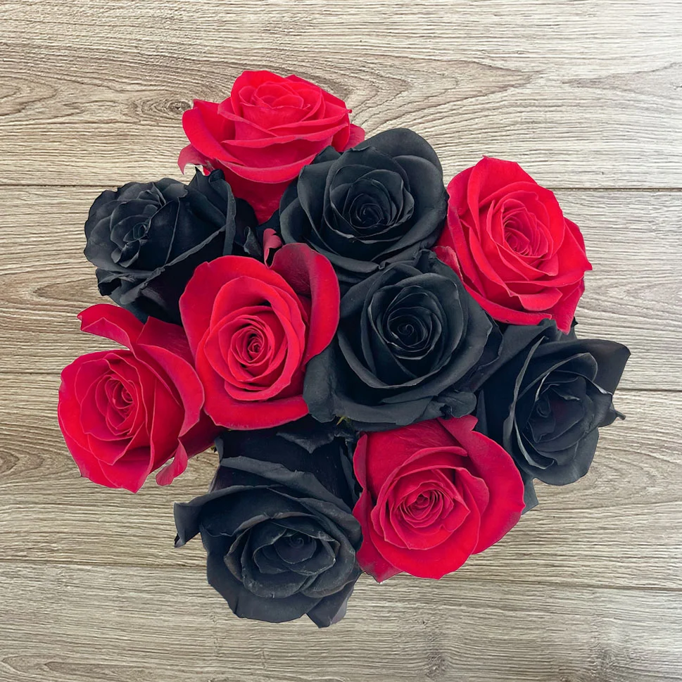 Rosaholics bouquet of fresh roses