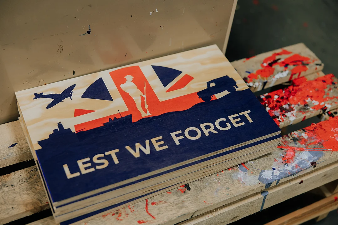 Lest We Forget remembrance gift from the RBVE Shop