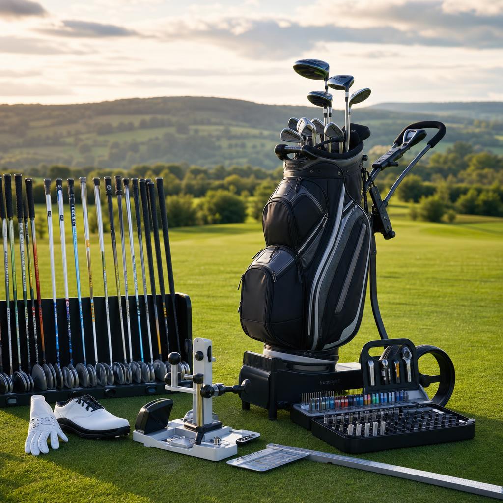 Original photographic Ram Golf UK and Europe editorial for UK and Europe golf clubs, bags and accessories