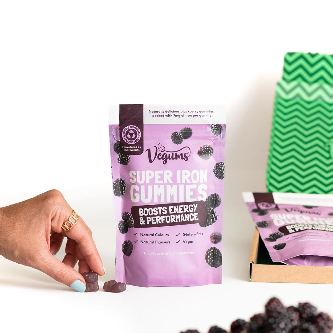 Vegums Super Iron vegan gummy supplements
