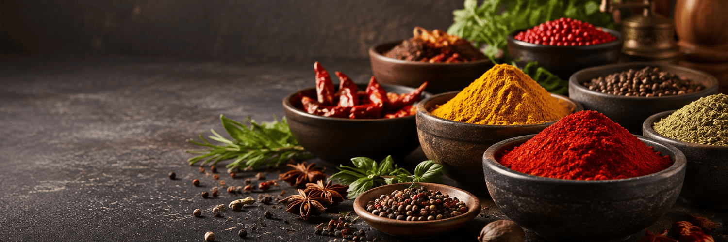 Gewürzland assortment of whole and ground spices