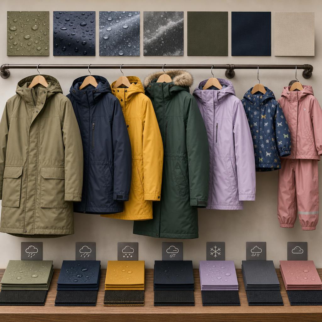 Original Didriksons UK editorial for rainwear, parkas, winter jackets and shell clothing for adults and children