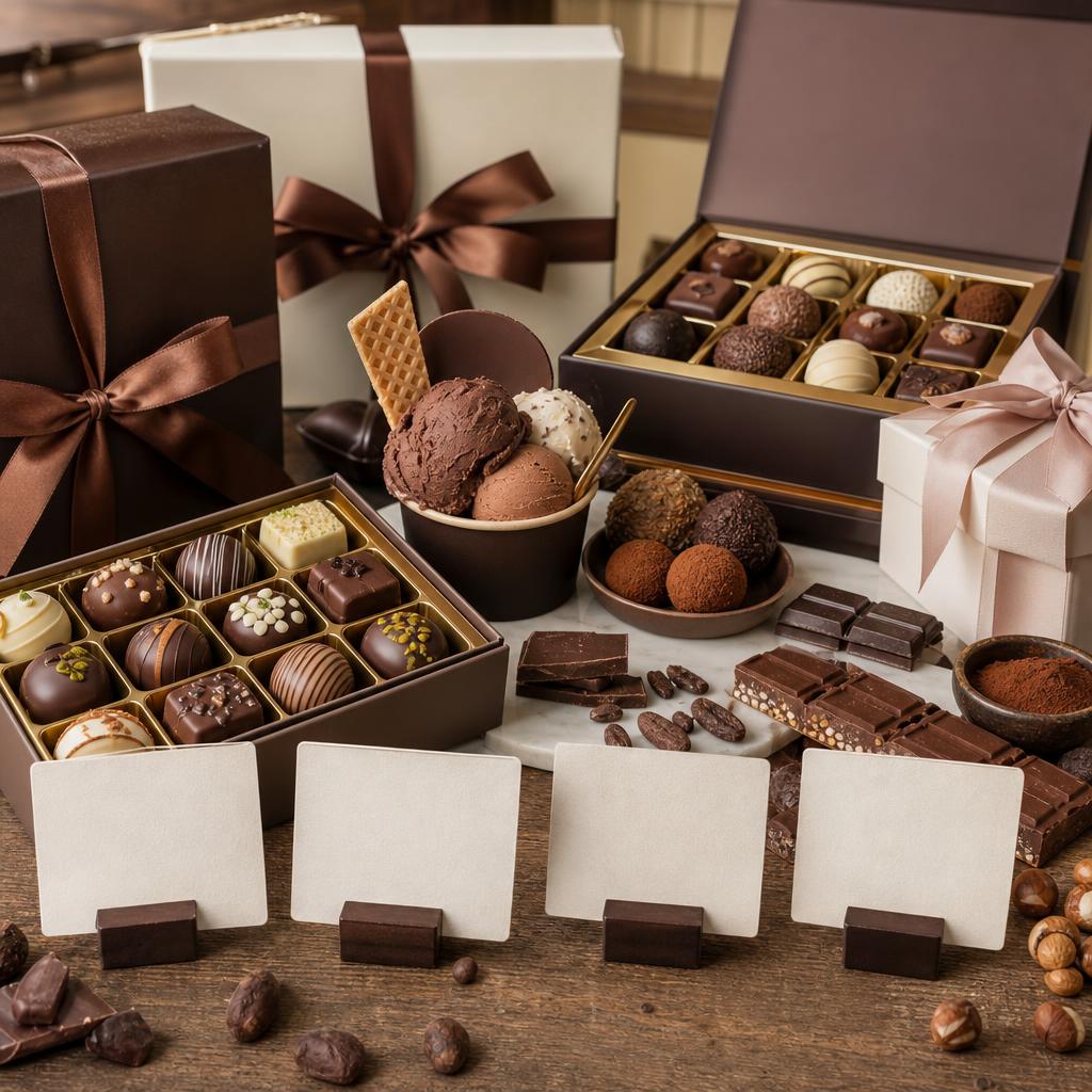 Original Venchi UK editorial for Italian chocolate, gelato and confectionery gifts