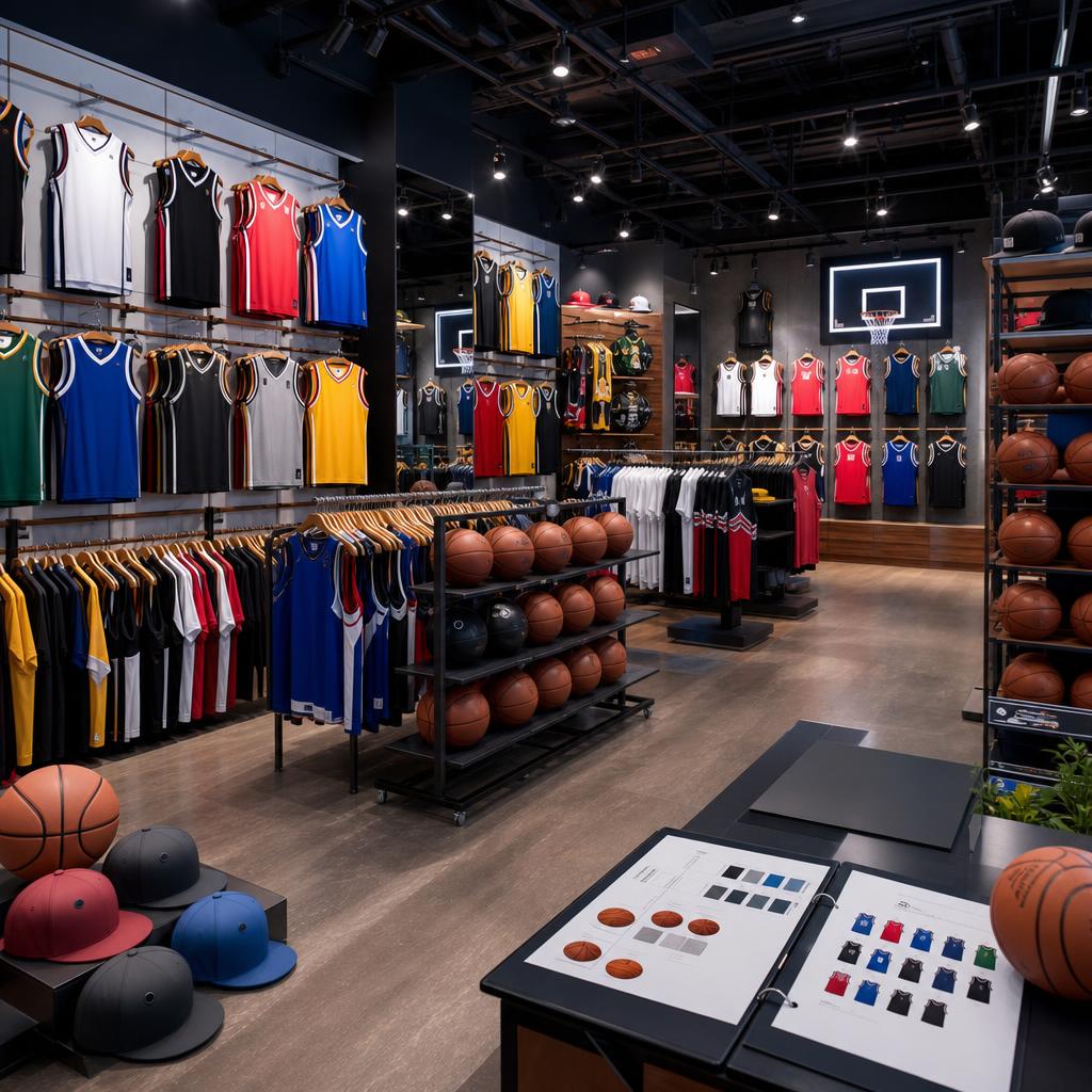 Original photographic NBA Store Global editorial for official global NBA licensed merchandise storefront