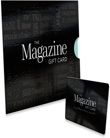 Magazines Direct gift card for choosing a magazine subscription