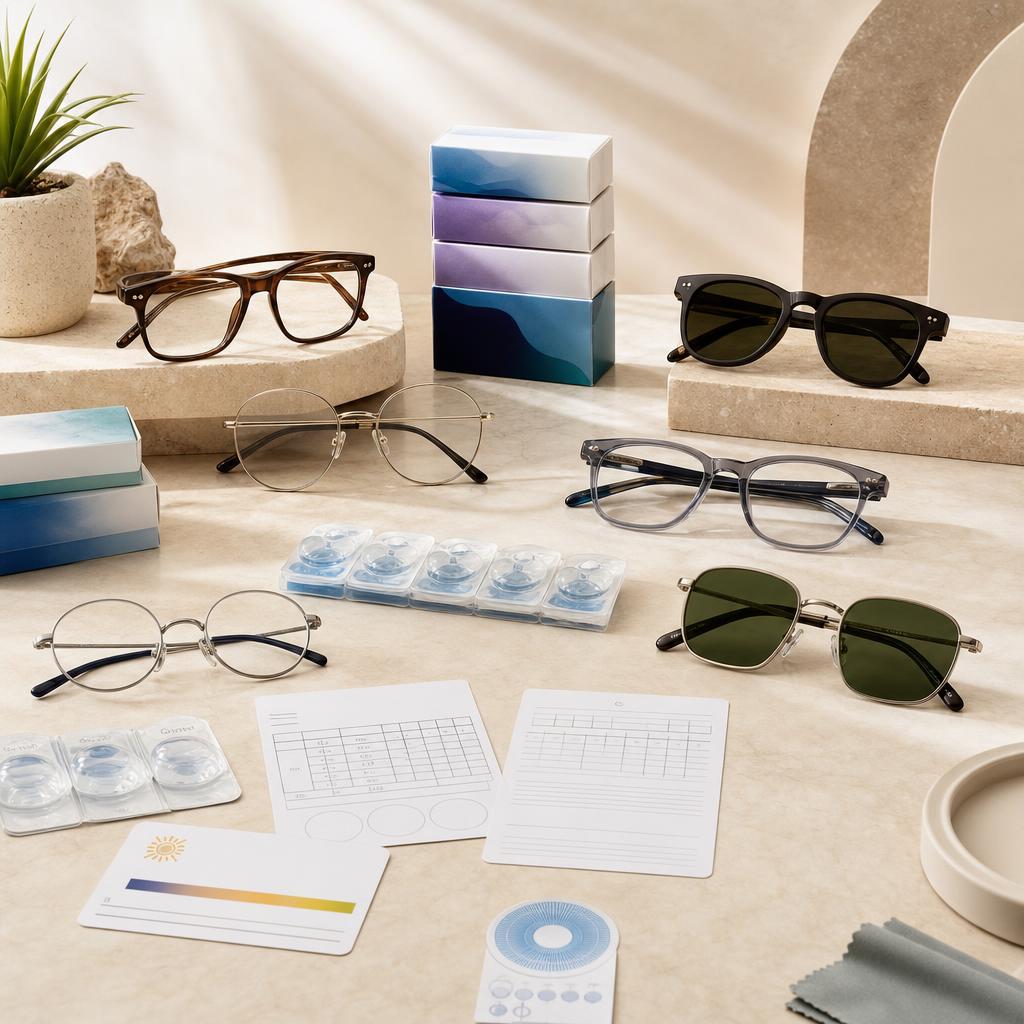 Original Ópticas LUX MX editorial for Mexican prescription glasses, sunglasses and contact-lens subscriptions