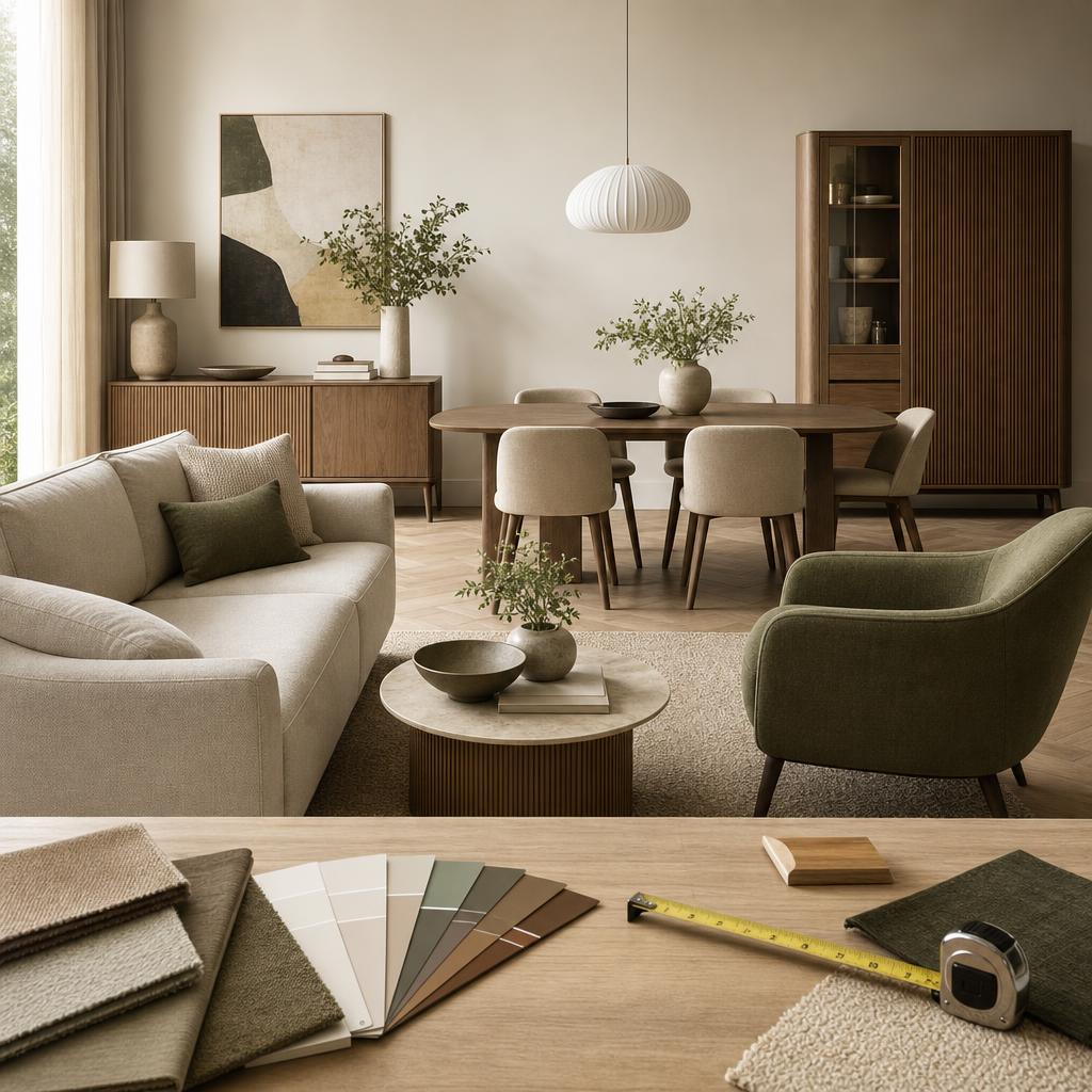 Original Atkin & Thyme editorial for furniture including sofas, armchairs, sideboards, tables and storage