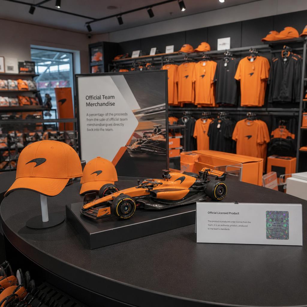 Original photographic Max Verstappen Store editorial for official Max Verstappen motorsport merchandise storefront