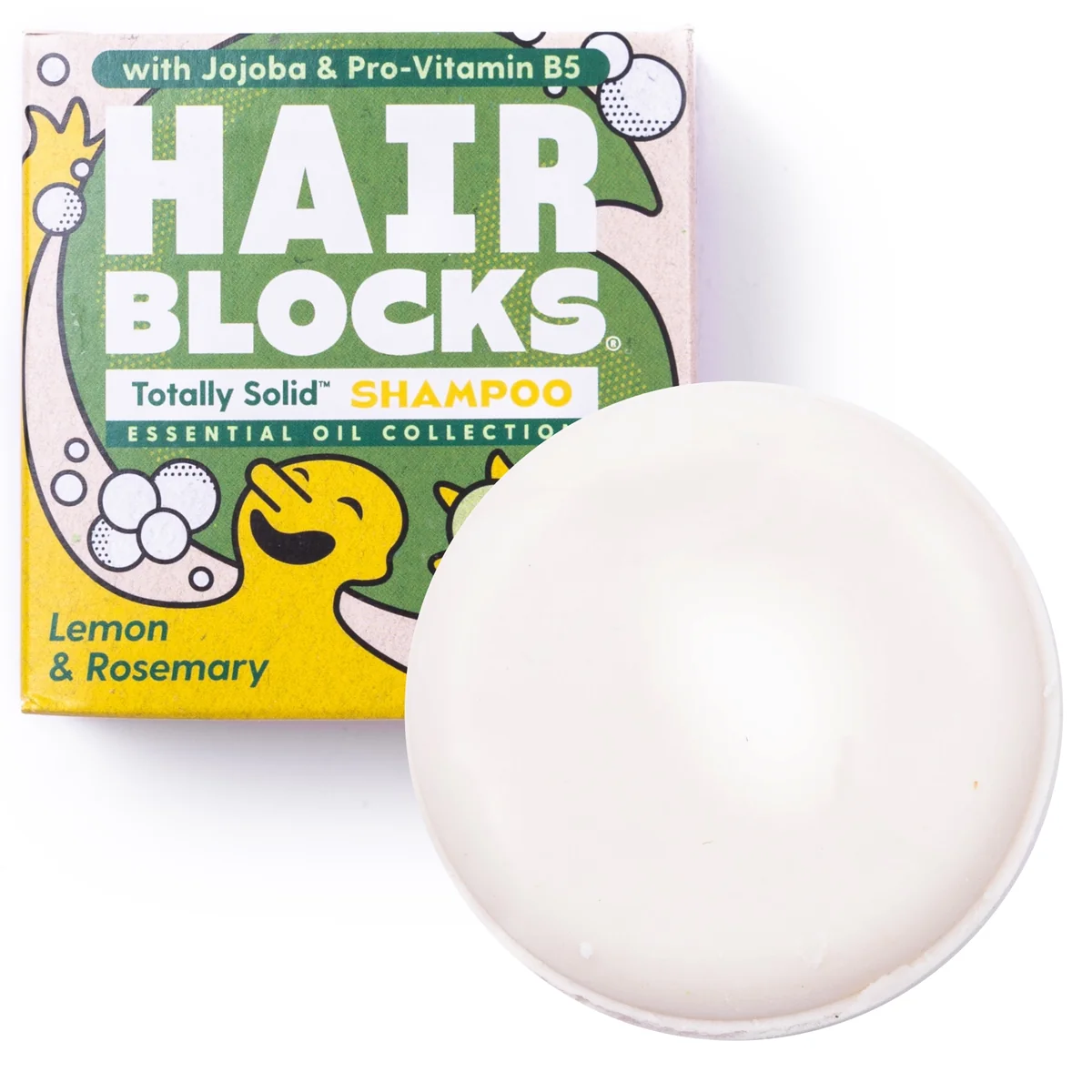 Shower Blocks lemon and rosemary shampoo bar