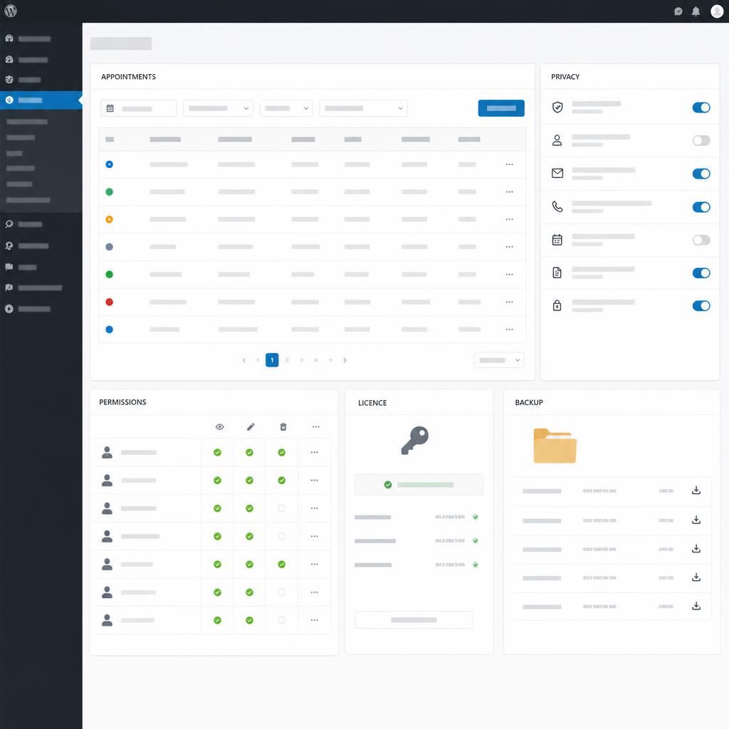 Original photographic TMS WordPress Plugins editorial for WordPress software vendor for Amelia booking and wpDataTables data-table plugins