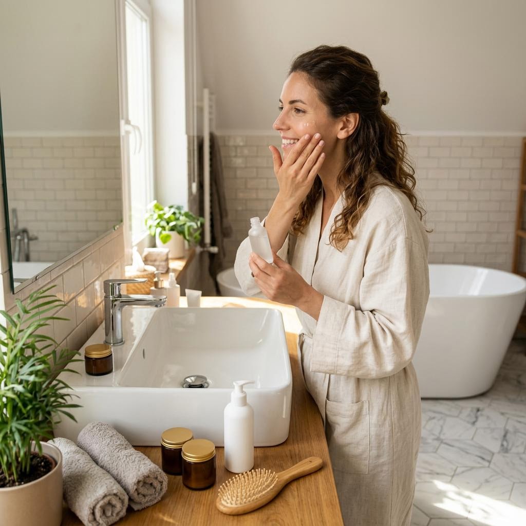 Original editorial image illustrating Curo Skin's product category