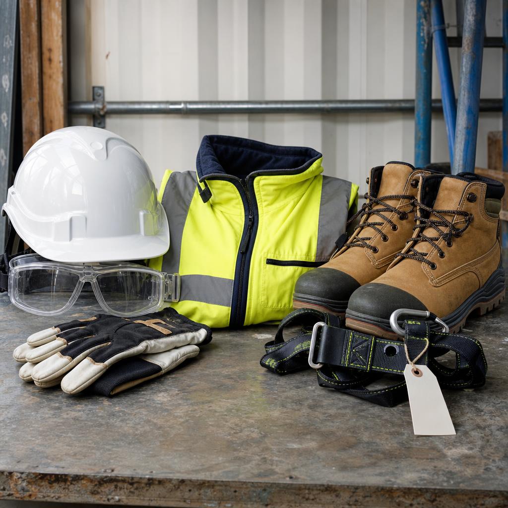 Original photographic MI Supplies UK editorial for UK workwear, safety footwear and personal protective equipment