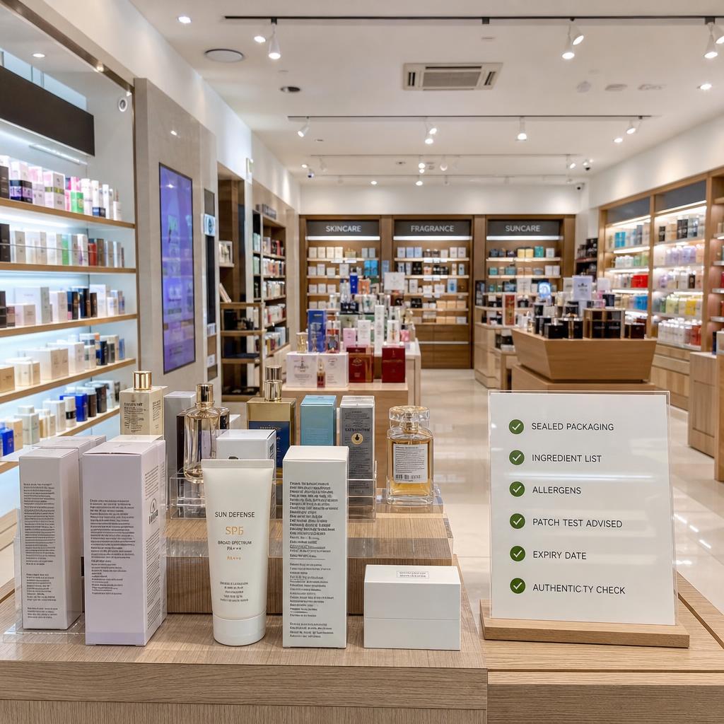 Original photographic OneBioShop Global editorial for international health, beauty, cosmetics and fragrance retail storefront