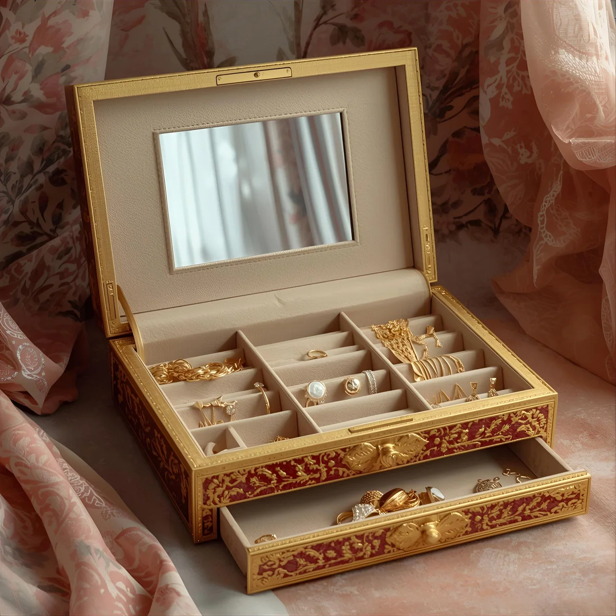 Jewellery presented in a gift box at Austens Jewellers