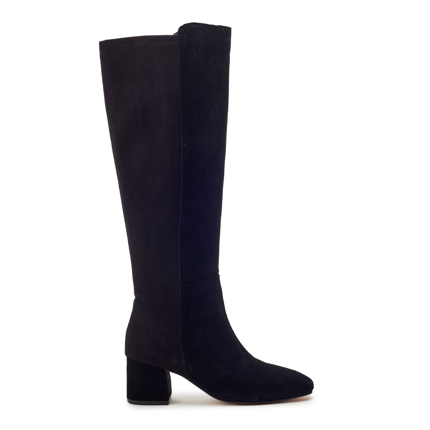 A Square Toe That Keeps a Knee-High Boot Genuinely Wearable