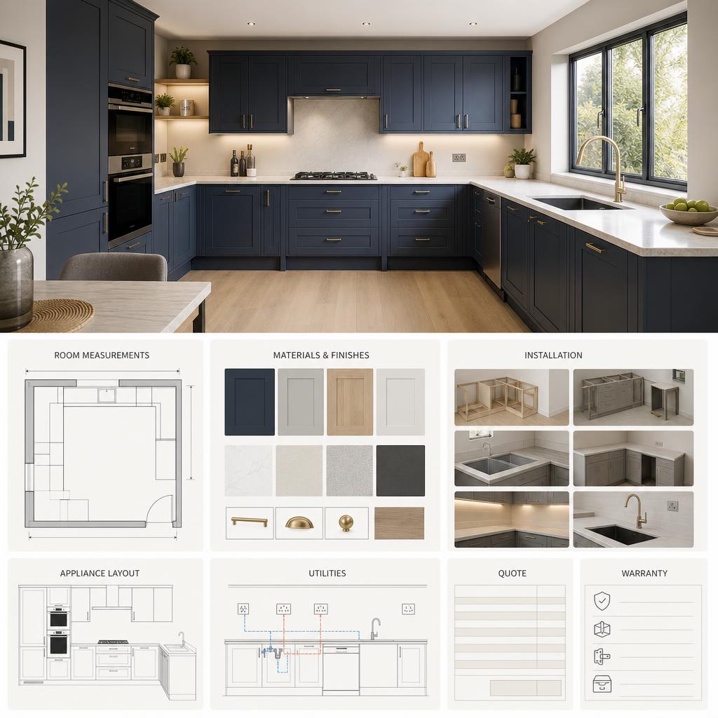 Original Brooklands Kitchens UK editorial for UK fitted kitchens and kitchen planning