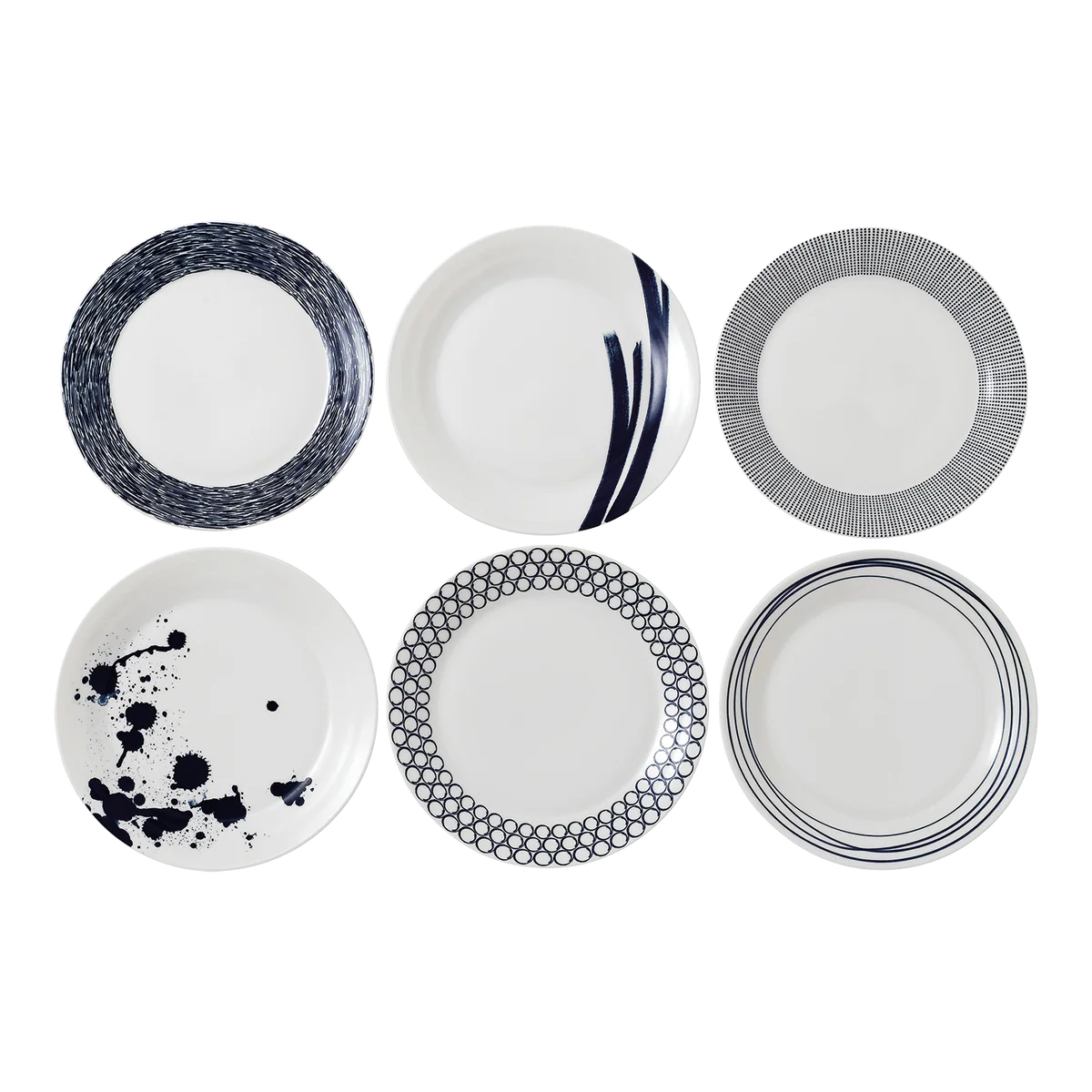 Royal Doulton Pacific patterned dinner plates