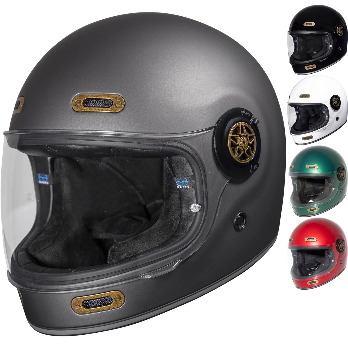 Black Orbit motorcycle helmet sold by GhostBikes
