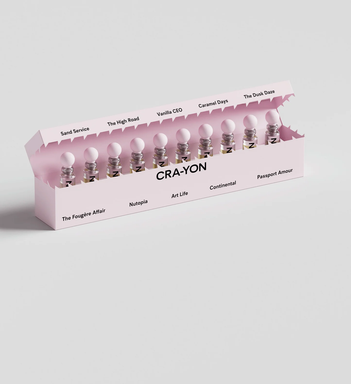 CRA-YON fragrance discovery kit and samples