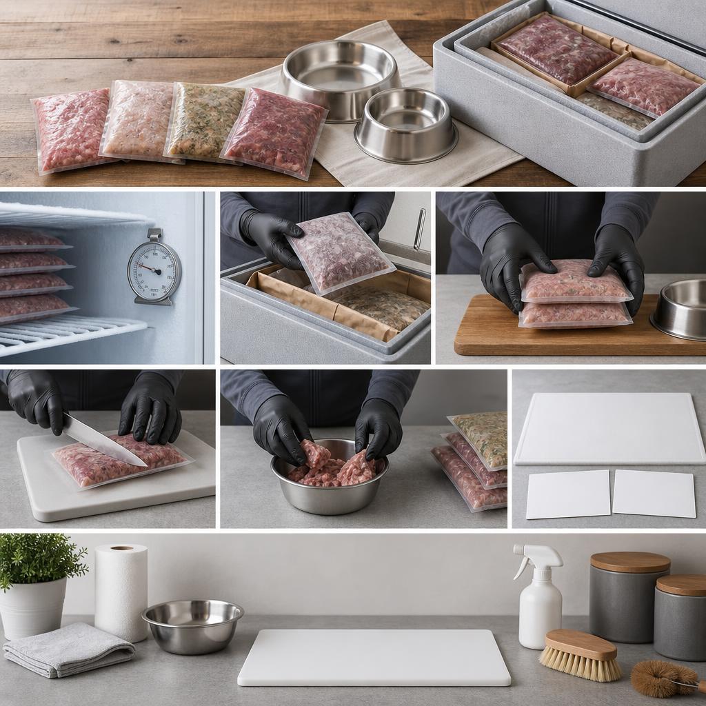 Original BARFGOLD DE editorial for raw pet-food products and components for dogs and cats in Germany