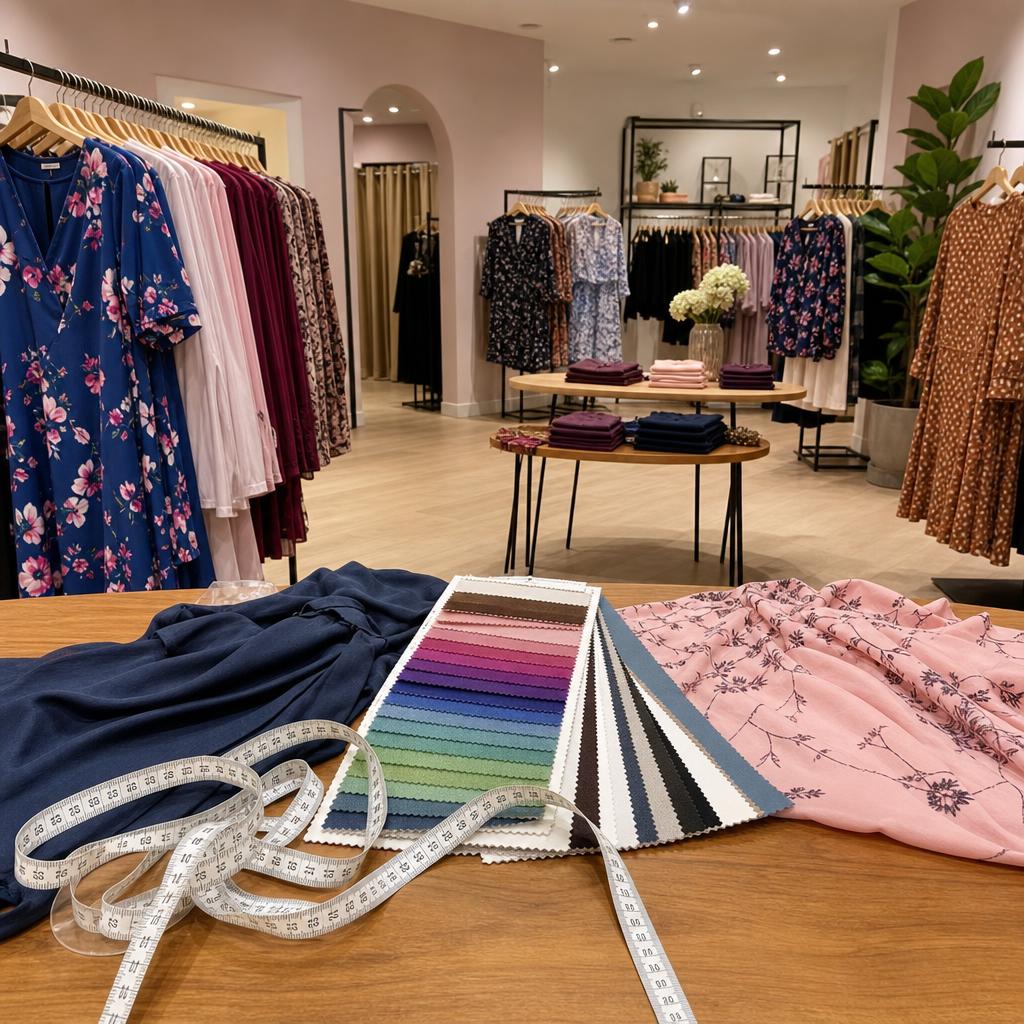 Original photographic Xpluswear US editorial for US plus-size women’s clothing storefront
