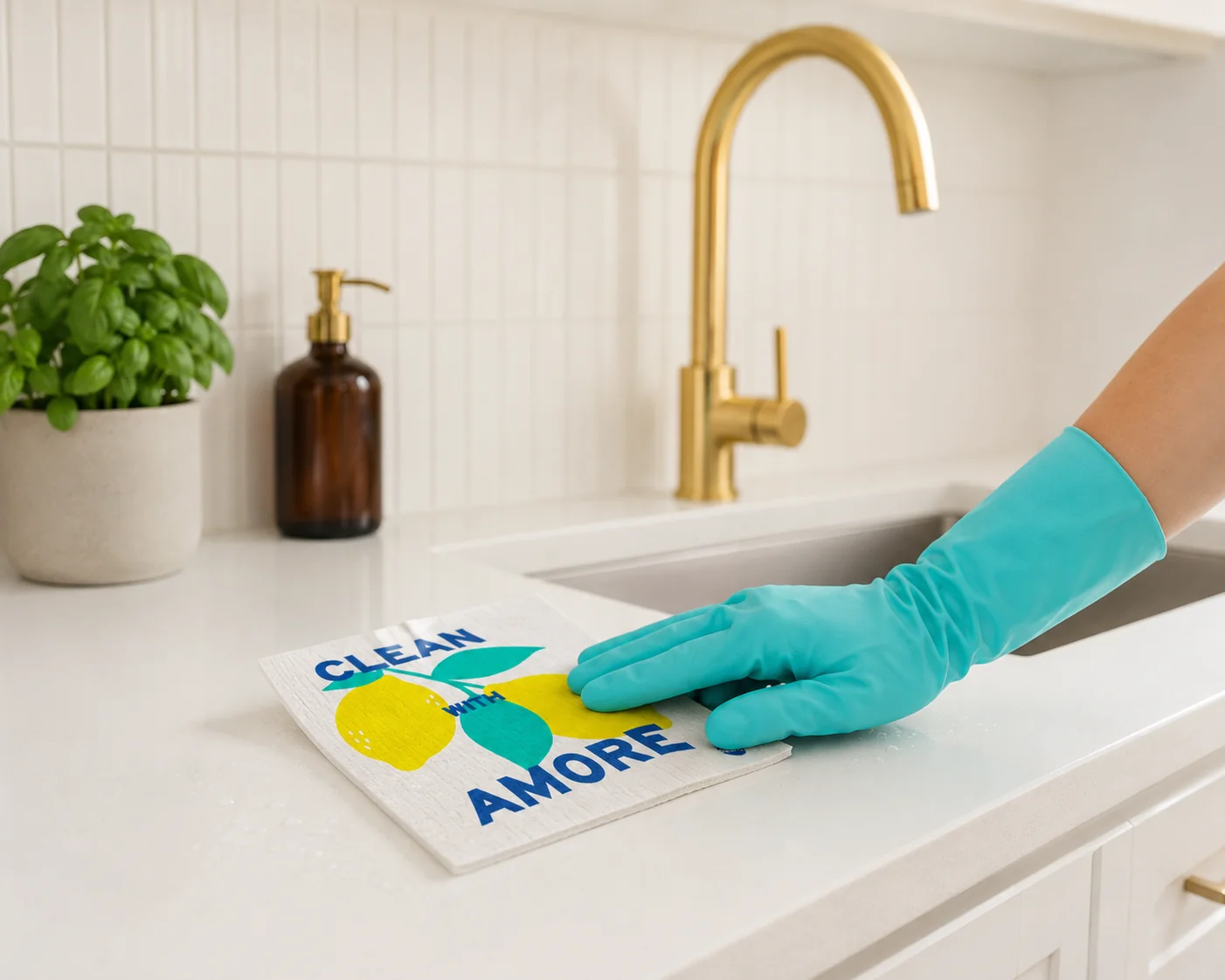 Seep plastic-free sponge cloths