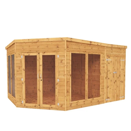 Mercia corner summer house model also sold by Buy Sheds Direct