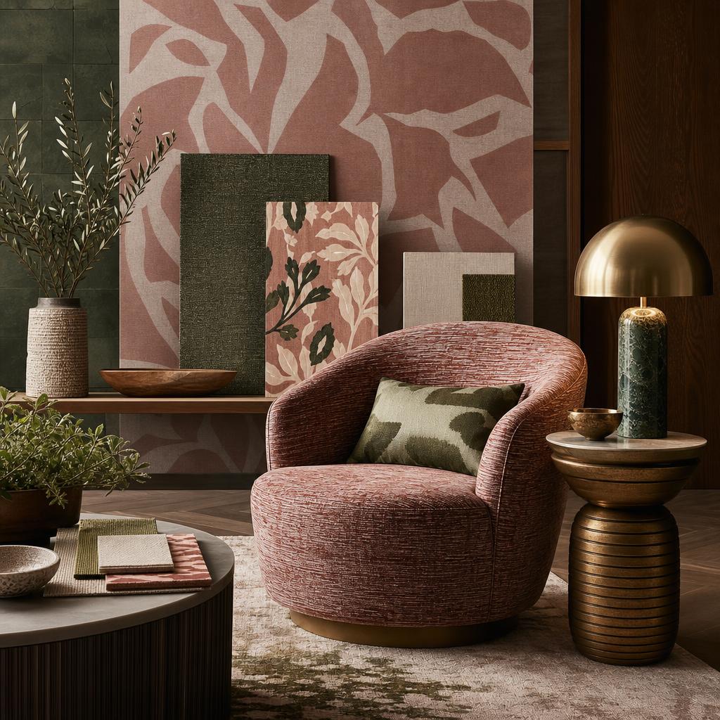 Original Andrew Martin editorial for designer furniture, wallpaper, fabrics, lighting and home accessories