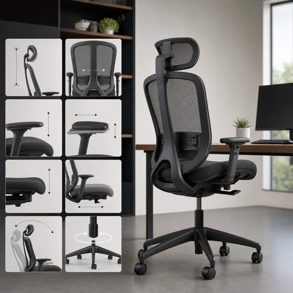 Original CLOUVOU DE editorial for ergonomic office chairs
