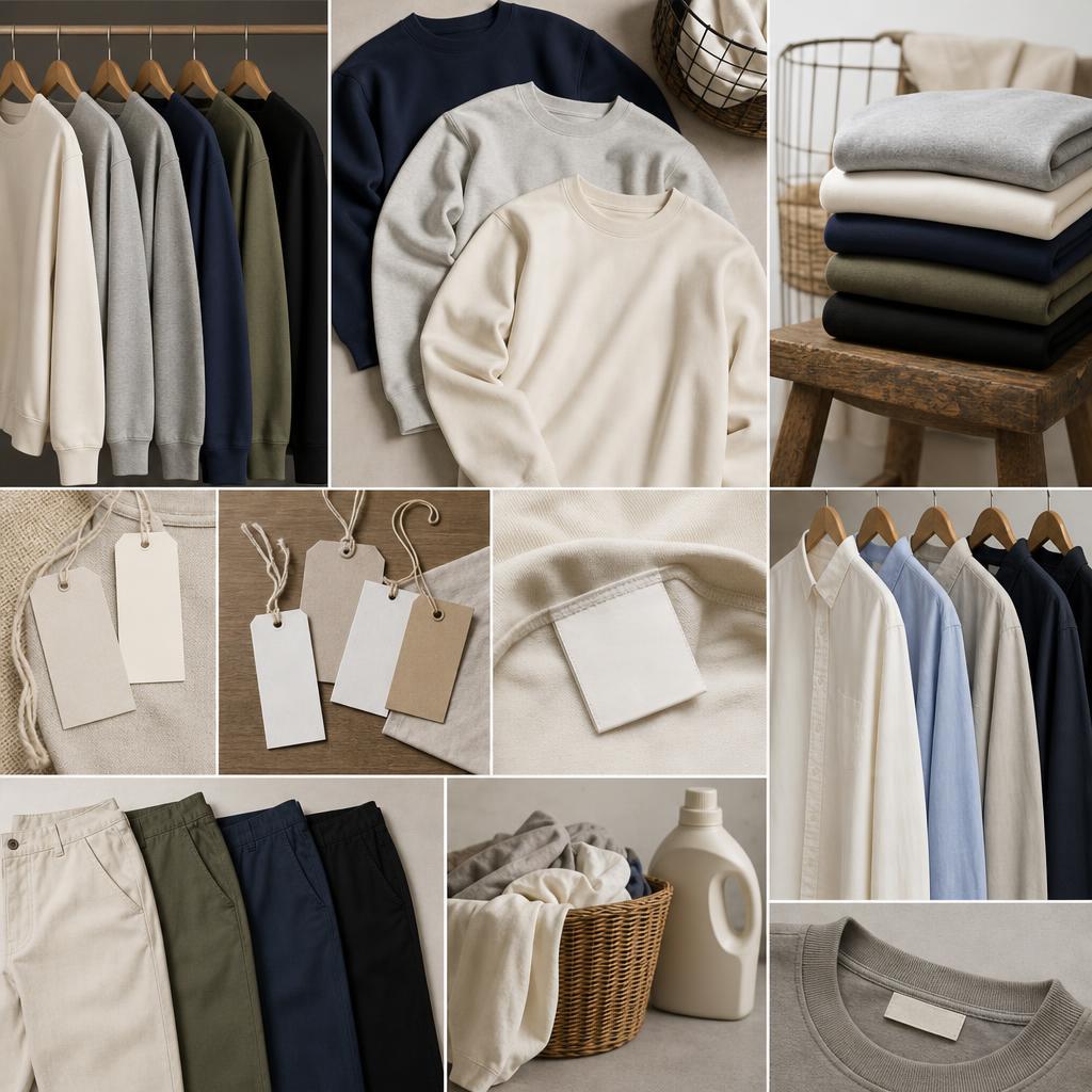 Original Woodstock Laundry SE editorial for Swedish-market clothing and laundry-themed apparel