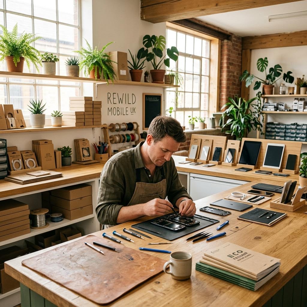 Original editorial image illustrating the Rewild Mobile UK merchant category